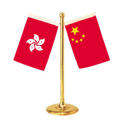 銅制小旗桿座